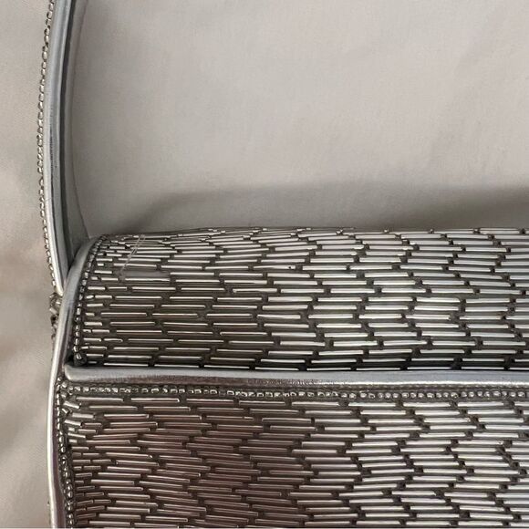 STAUD Tommy beaded bag silver - Picture 5 of 5